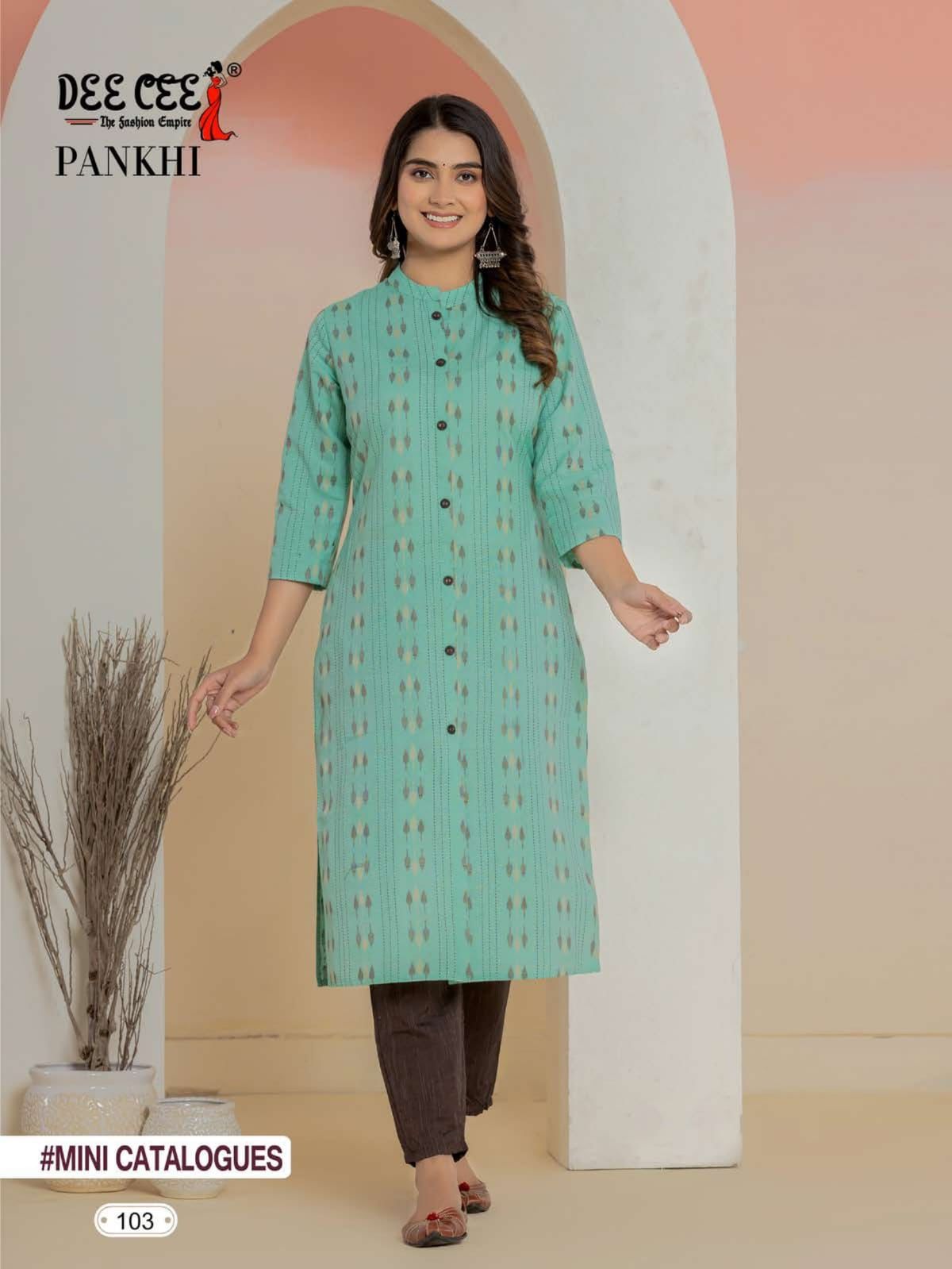 Pankhi By Deecee Cotton Designer Kurti With Bottom Wholesale Shop In Surat